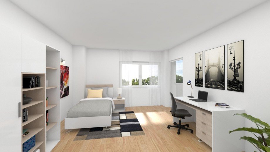 Schlaf-/Arbeitszimmer Maisonettewohnung K�ln