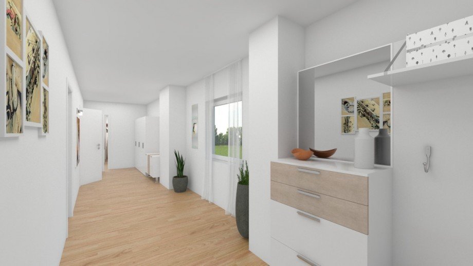 Flur Erdgeschoss Maisonettewohnung K�ln