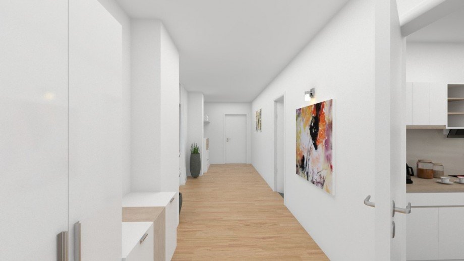 Flur Erdgeschoss Maisonettewohnung K�ln