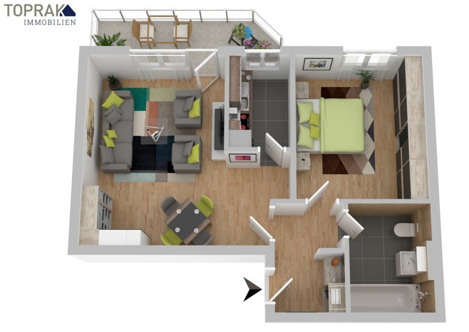  Etagenwohnung K�ln / Bayenthal